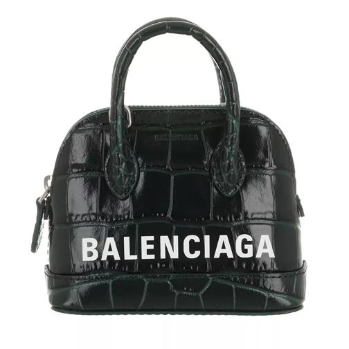 Balenciaga Ville Mini Crossbody Bag Forest Green Mikrotasche