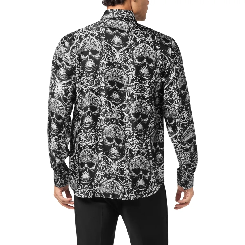 Philipp Plein Hemd Shirt Skull schwarz(Image 2)