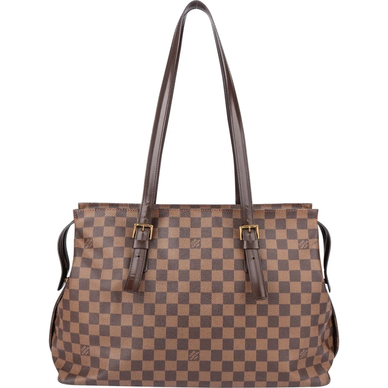 Louis Vuitton Schultertasche Louis Vuitton Damier Ebene Monogram Chelsea Handba braun