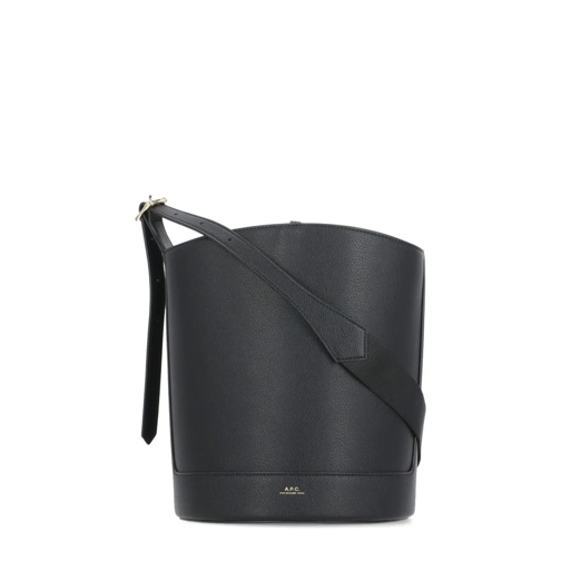 A.P.C. Ana Shoulder Bag Black Axelremsväska