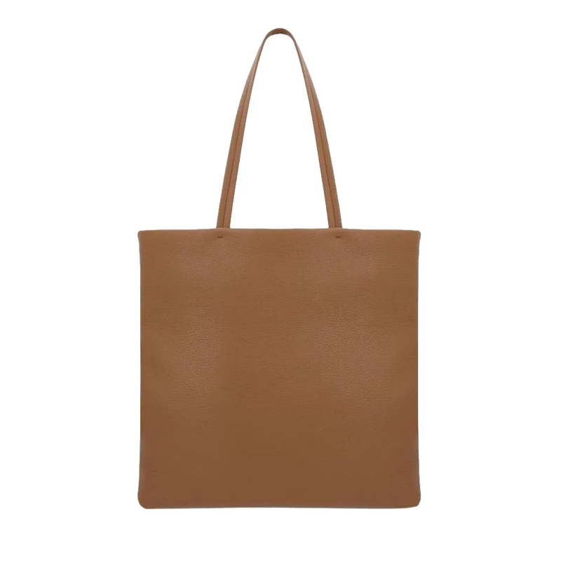 Prada Tote Textured Brown Tote Bag With Detachable Tag Brown