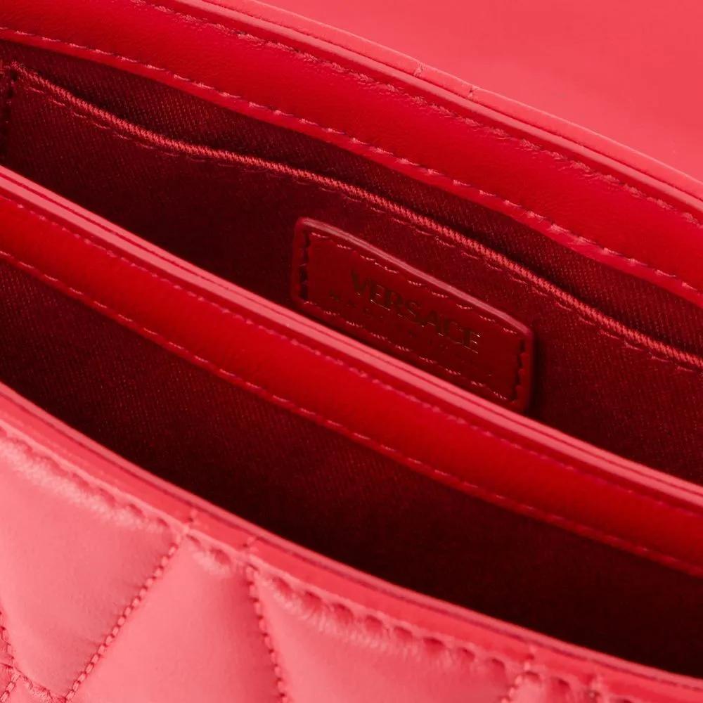 Versace Hobo bags Kleio Mini Shoulder Bag Leather Red in rood