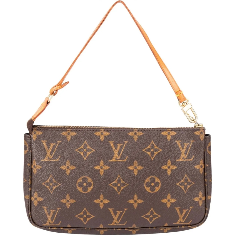 Louis Vuitton Schultertasche Louis Vuitton Canvas Monogram Pochette Accessoire  mehrfarbig
