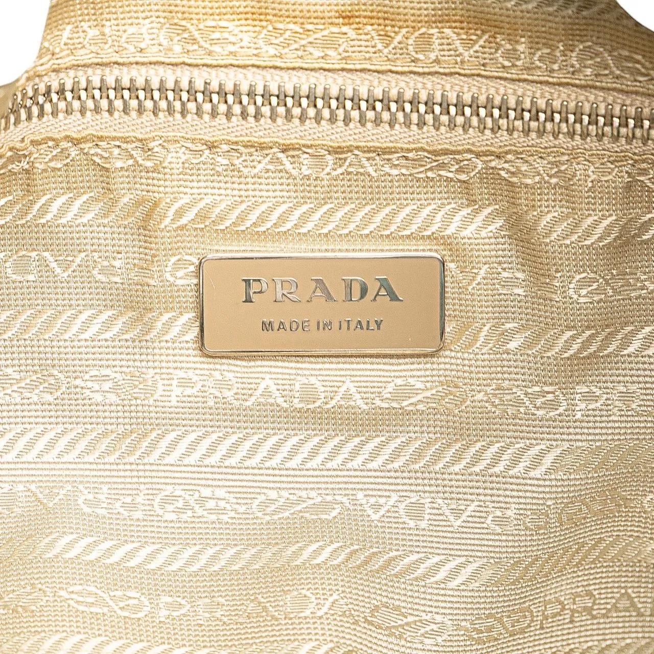 Thumbnail - Prada Hobo Bags - Vitello Daino Shoulder Bag - Gr. unisize - in Blau - für Damen