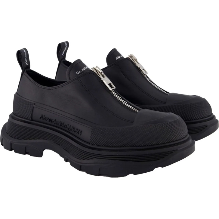 Alexander McQueen Dames Shoe Tread.Le.S.Rub. Box.Do.Ca schwarz