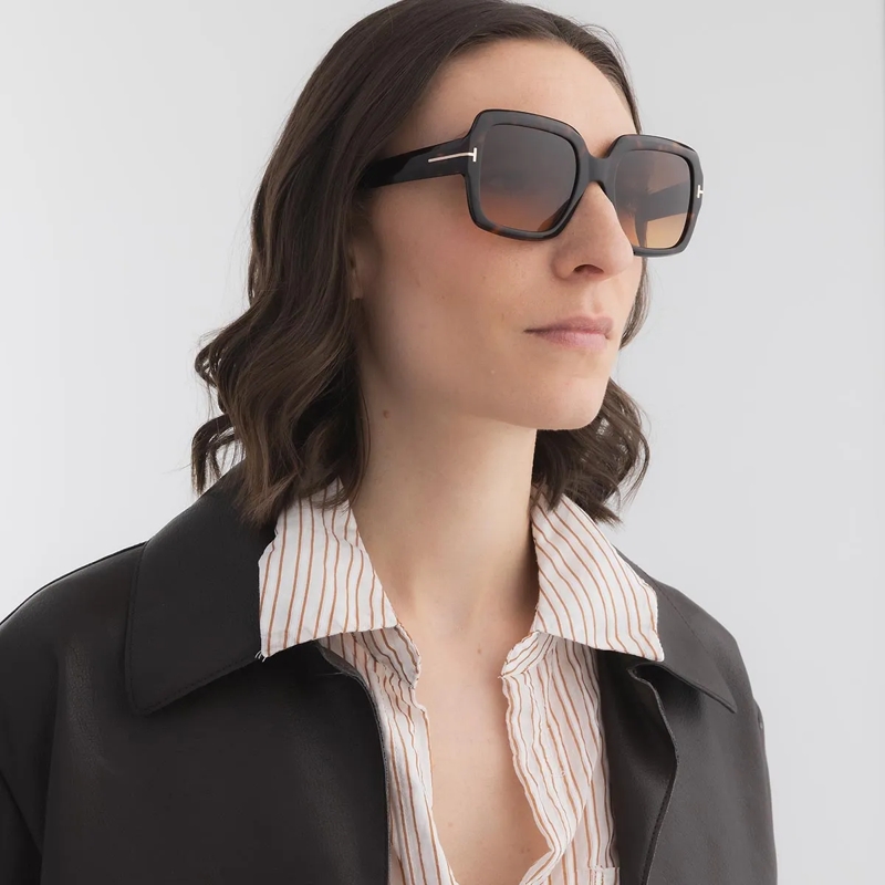 Tom Ford Sonnenbrille Ft1082@5452f Dark Havana(Image 2)