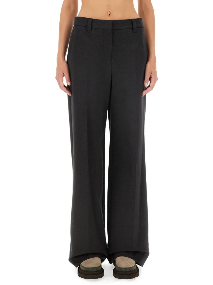 Thumbnail - Brunello Cucinelli - Wide Leg Pants - Größe 42 - grau