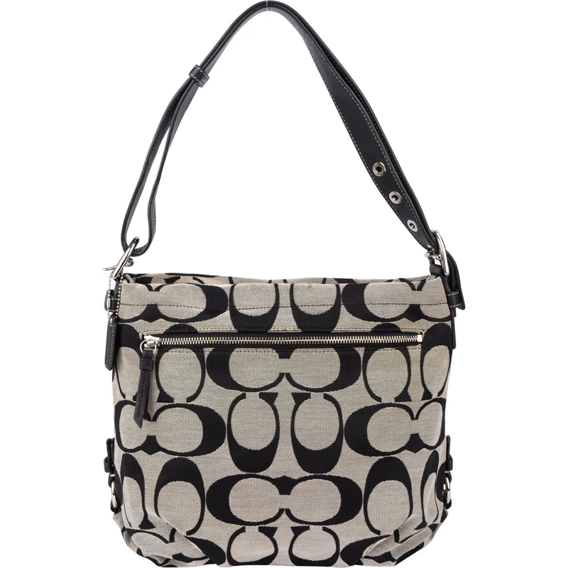 Coach Fourre-tout Coach Big Monogram Shoulder Bag schwarz