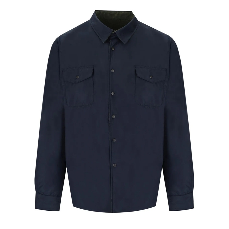 B-D BAGGIES Overhemd B-D BAGGIES BALTIMORE BLAU UND GRÜN WENDBARE HEMDJ blau