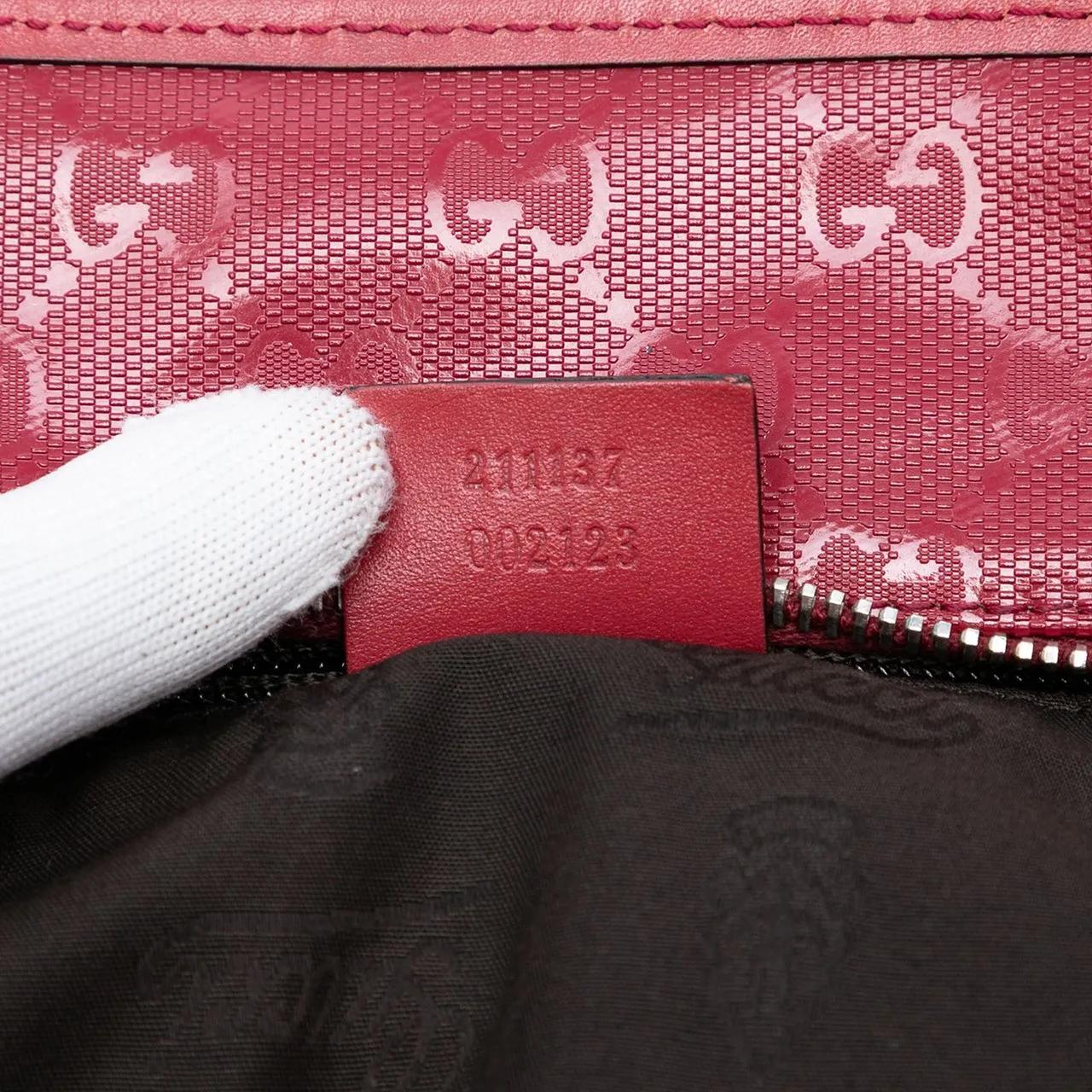 Thumbnail - Gucci Shopper - Medium GG Imprime Tote - Gr. unisize - in Rot - für Damen