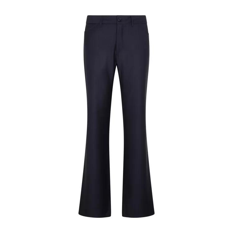 Etro - Blue Wool Bootcut Trousers - Größe 50 - blue