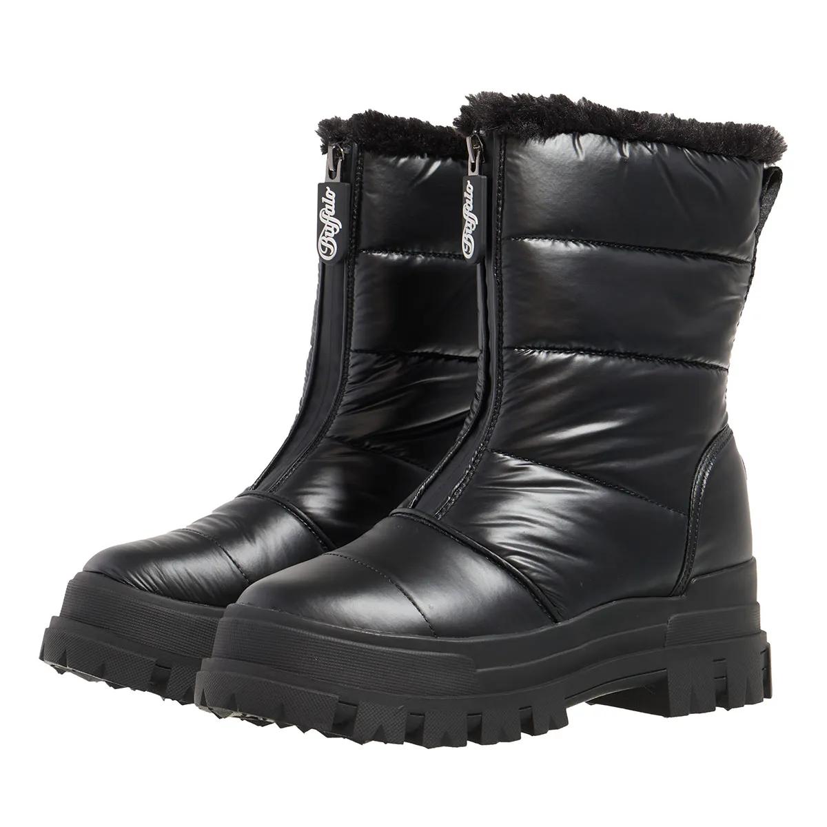 Buffalo Boots & Stiefeletten - Aspha Quilt Zip - Gr. 37 (EU) - in Schwarz - für Damen