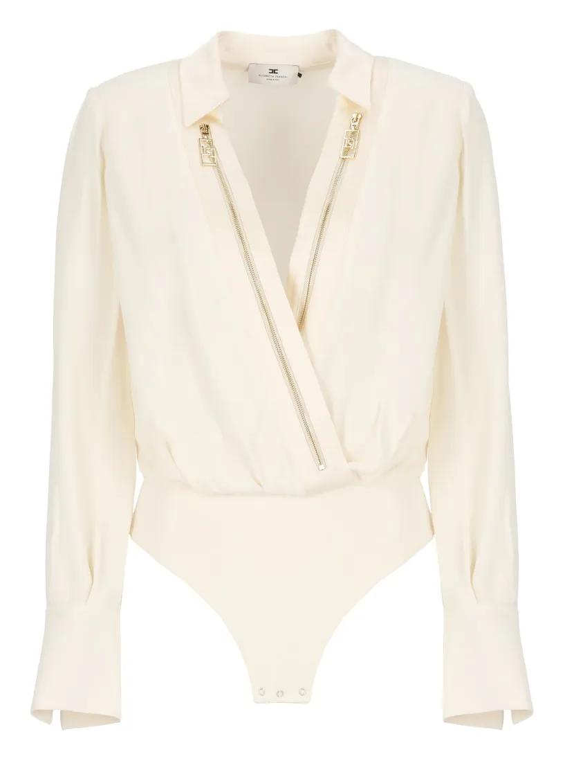 Elisabetta Franchi - Viscose Body Shirt - Größe 40 -