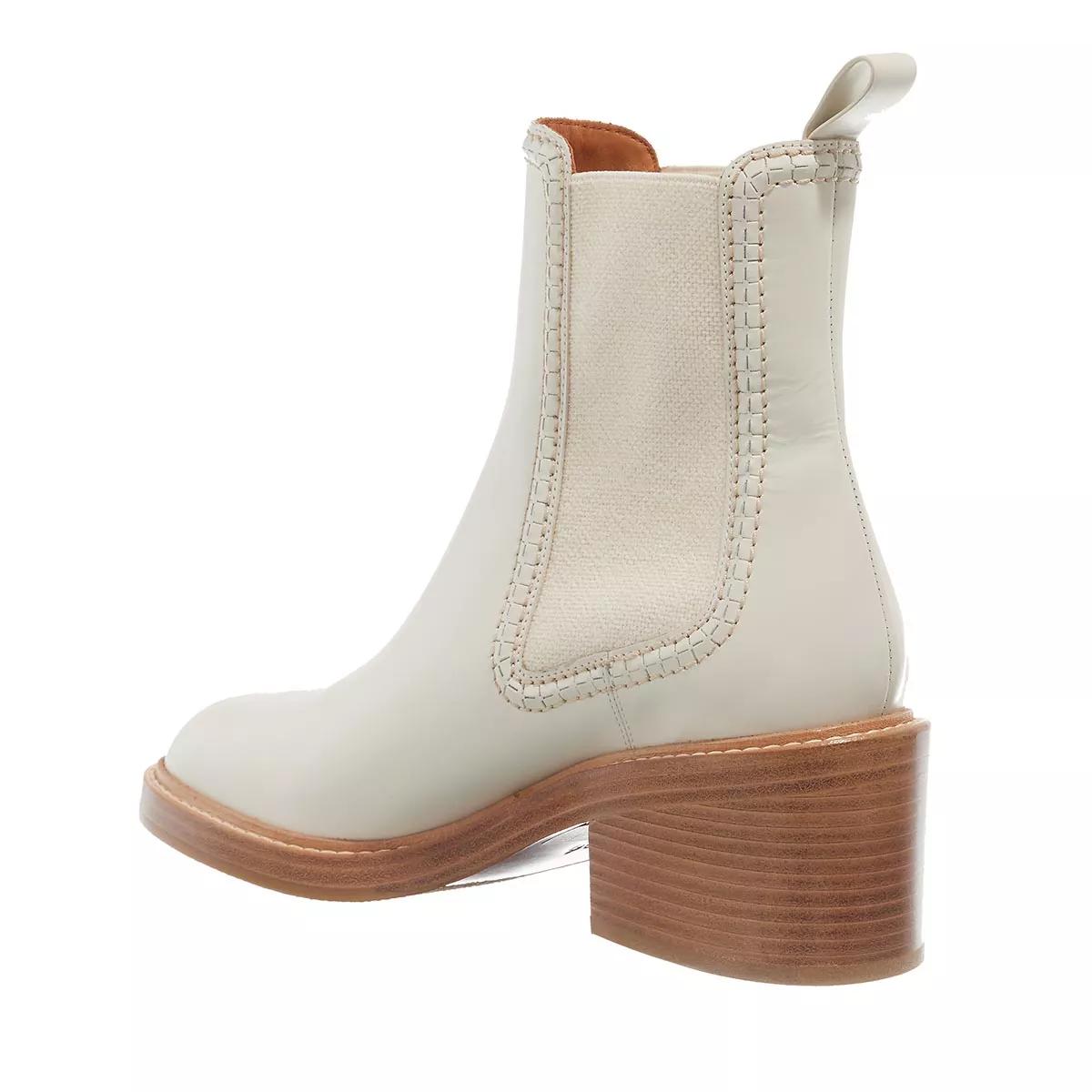 Chlo Mallo Ankle Boots White Enkellaars