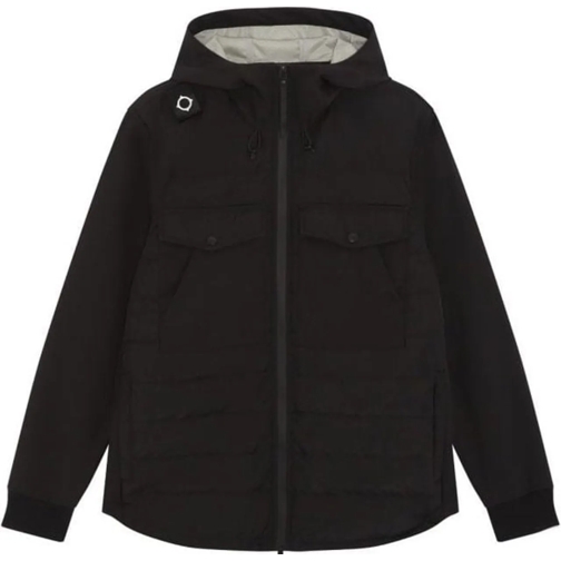 MA. STRUM Daunenjacken Mastrum Softshell Jackets Zwart Softshell Down Qui schwarz