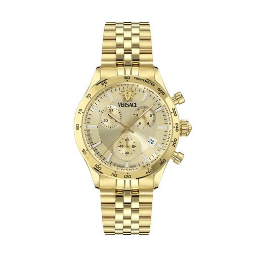 Versace Quarz-Uhr Quartz Chronograph Watch Hell.chr Petite Spec. (Wc gold