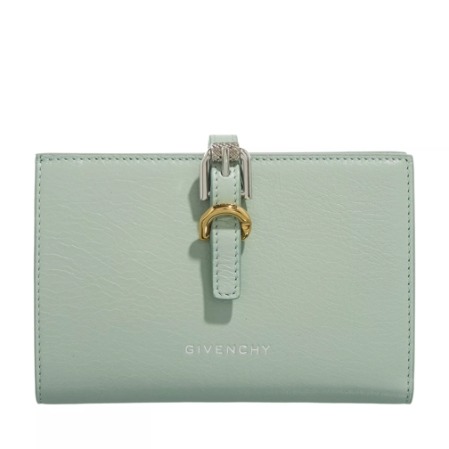 Givenchy Voyou Wallet In Leather Celadon Bi-Fold Wallet