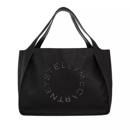 Stella McCartney Stella Logo Tote Bag Studs Black Sporta