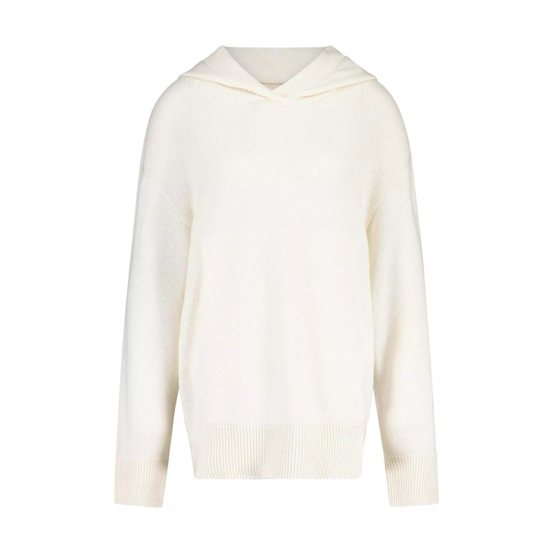 Liviana Conti  Kapuzenpullover aus Kaschmir-Mix 47701869494618 Grau