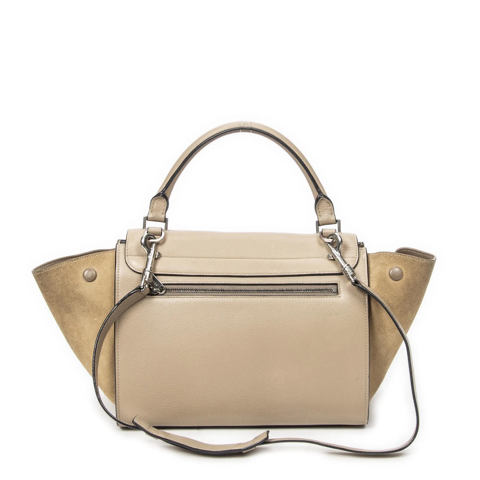 Thumbnail - Celine Crossbody Bags - Small Trapeze - Gr. unisize - in Beige - für Damen