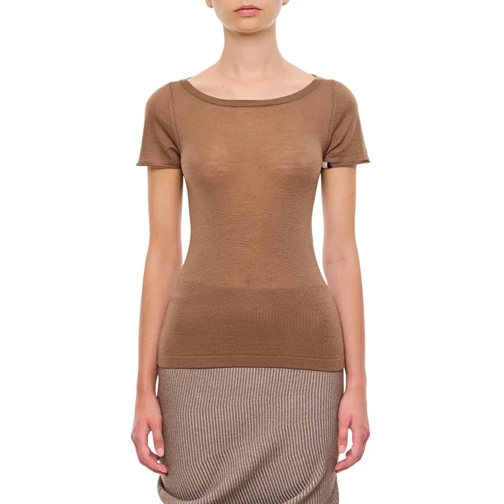 Extreme Cashmere T-Shirts Cashmere T-Shirt Brown