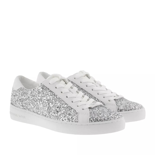 MICHAEL Michael Kors Irving Lace Up Silver Low-Top Sneaker