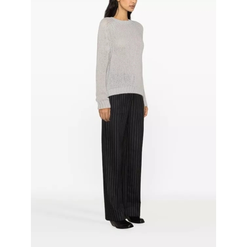 Peserico  Alpaca Wool-Blend Crew-Neck Jumper White (Image 4)