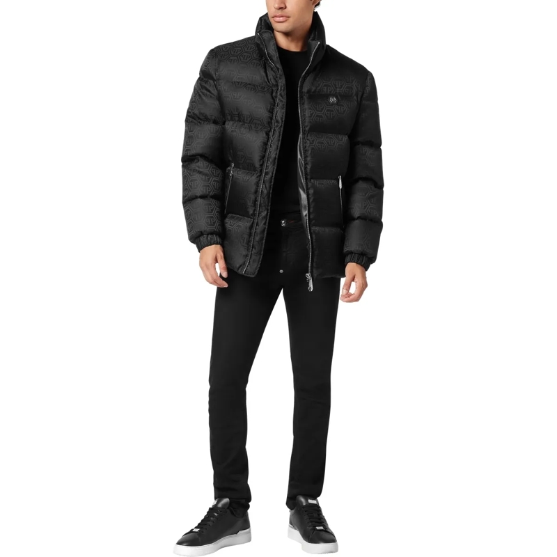 Philipp Plein Daunenjacke Daunenjacke Monogram schwarz(Image 4)
