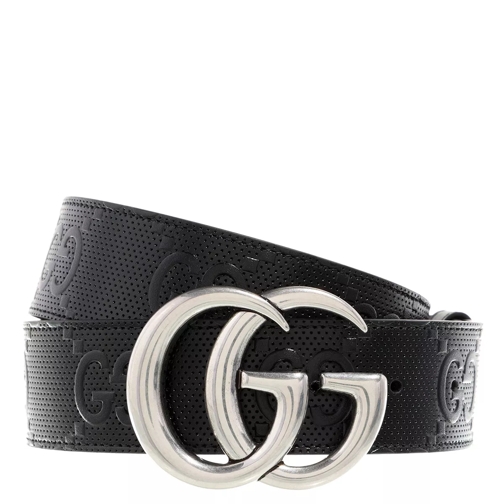 Gucci GG Marmont Belt Black Leren Riem