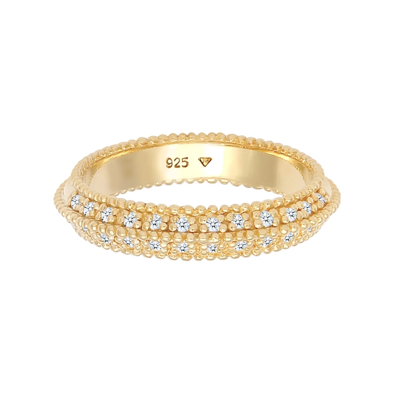 Elli Diamantring Ring Verlobung Diamant (0.12 ct.) 925er Sterling S gold(Image 6)