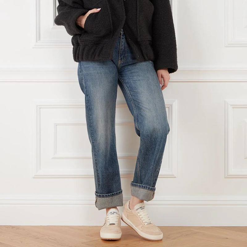 Philippe Model Lage-top sneaker Nice Low Woman Nubuck Baby Bear_Beige(Image 2)