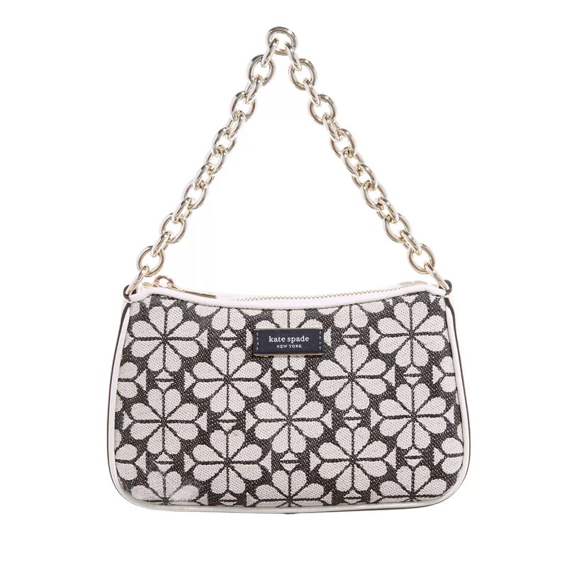 Kate Spade New York Crossbody Bag Jolie Spade Flower Jacquard Small Convertible Cros charcoal grey multi