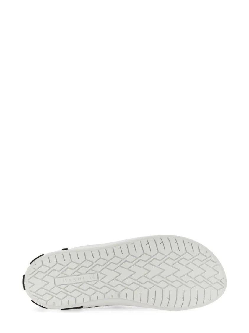 Thumbnail - Marni Low-Top Sneaker - Slip-On Sneakers With Bold Floral Pattern - Gr. 43 (EU) - in Weiß - für Damen