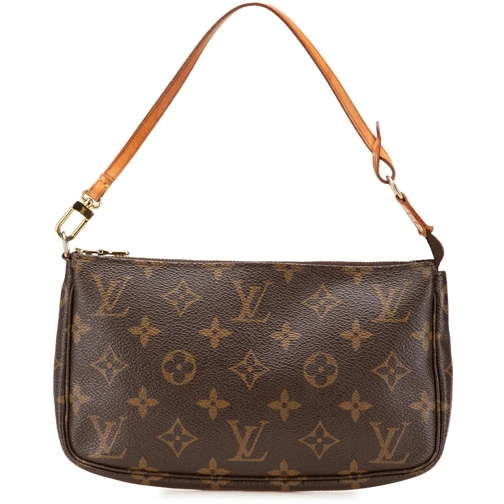 Louis Vuitton Pochette 2003 Monogram Pochette Accessoires braun