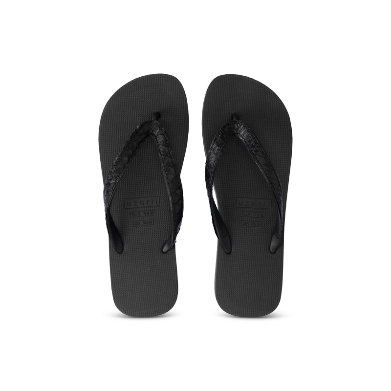 UZURII Flip Flops Zehentrenner Python Black schwarz
