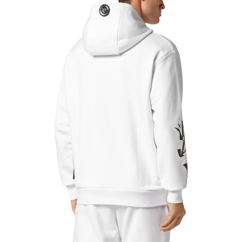 Plein Sport Top Hoodie Thunder Tiger weiss(Image 2)