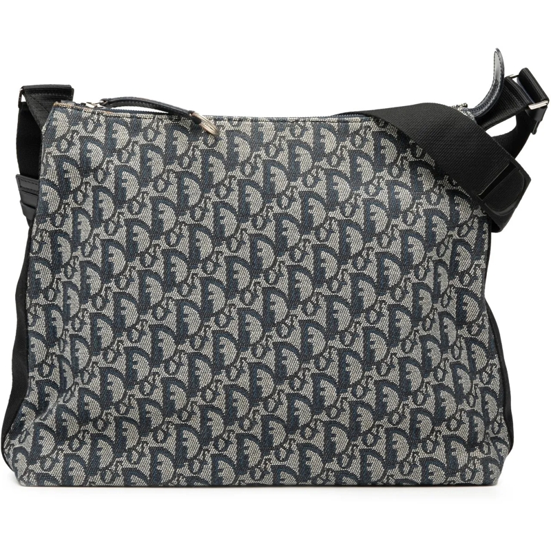 Christian Dior Schultertasche Diorissimo Trotter Canvas Crossbody blau