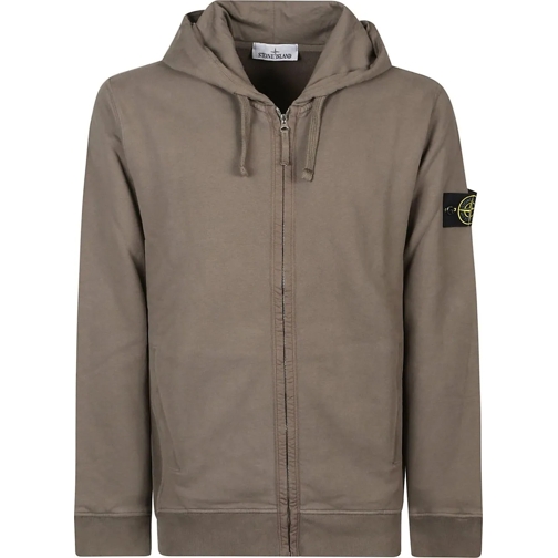 Stone Island  Full Zip Sweatshirt Brown schwarz