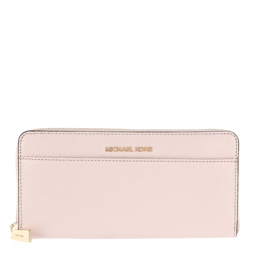 MICHAEL Michael Kors Pocket Zip Around Continental Wallet Soft Pink Portefeuille continental