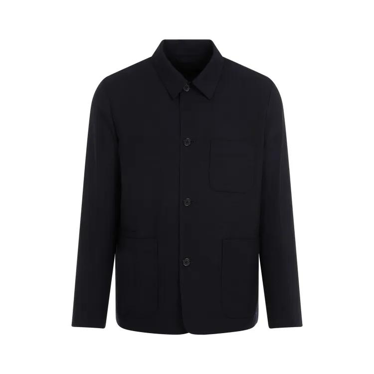 Paul Smith - Dark Navy Blue 4Btn Casual Jacket - Größe S - blau