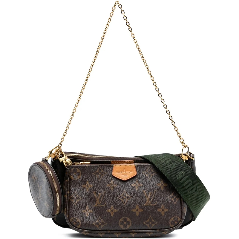 Louis Vuitton Schultertasche Monogram Multi Pochette Accessoires braun