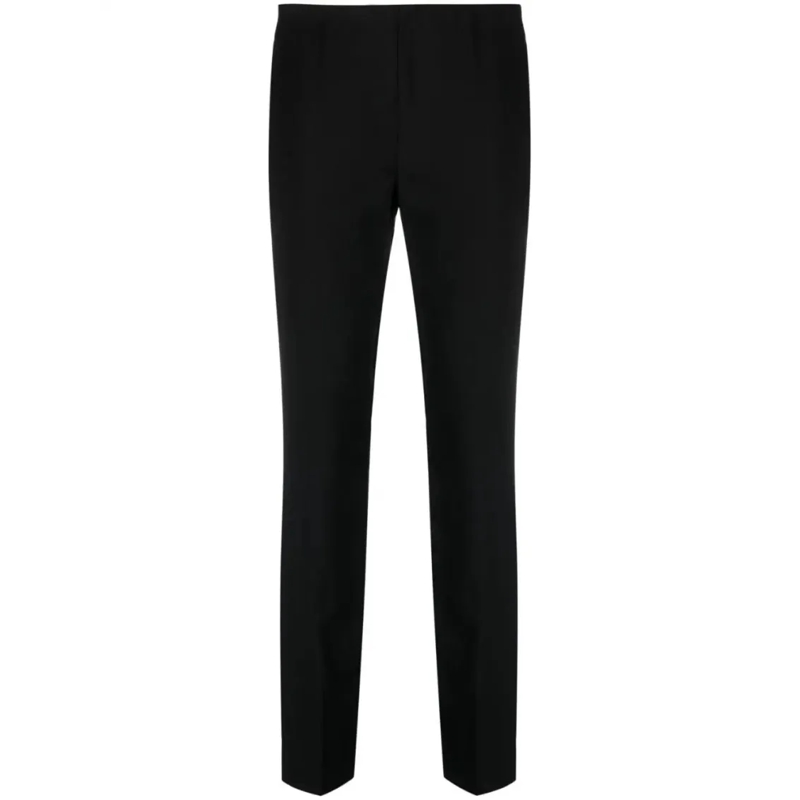 P.A.R.O.S.H.  Tailored Black Trousers With Comfortable Waistband Black