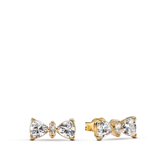 Pandora Créole Funkelnde Schleife Ohrringe 14k Gold-plated