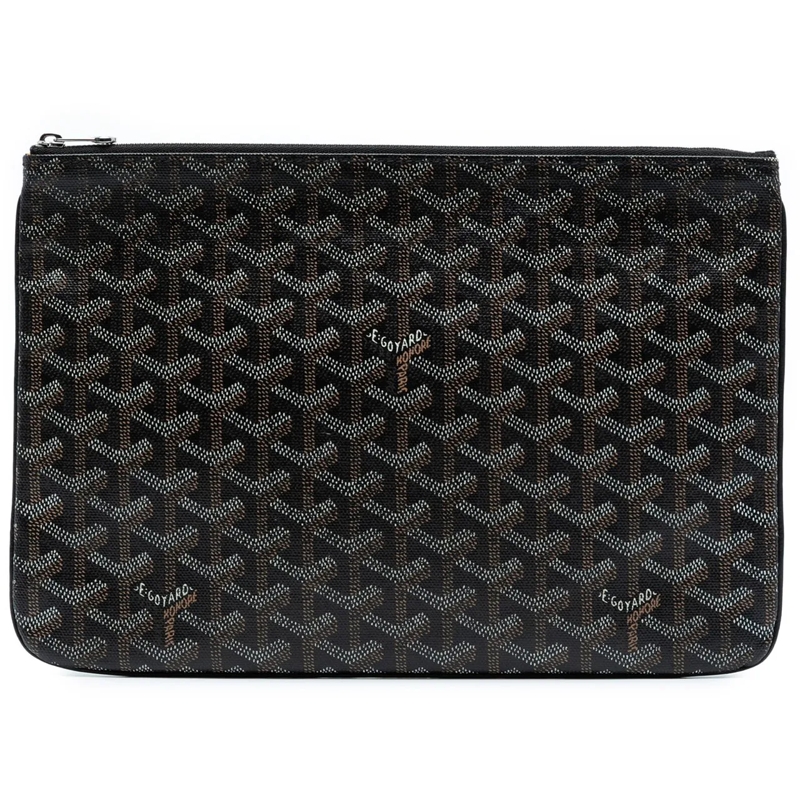 GOYARD Clutch Goyardine Senat MM schwarz
