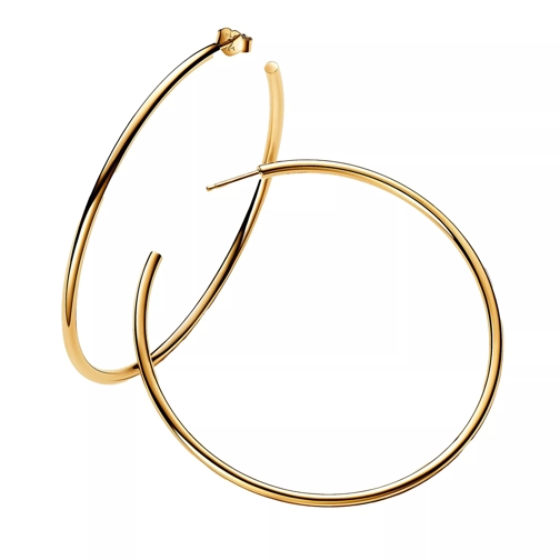 Pandora Créole 14k Gold-plated hoop earrings Golden