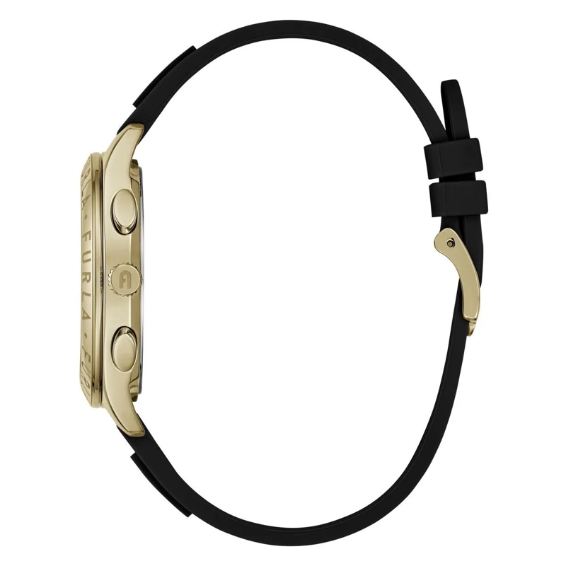 Furla Quarzuhr Analoge Quarzuhr Furla Logos schwarz(Image 6)