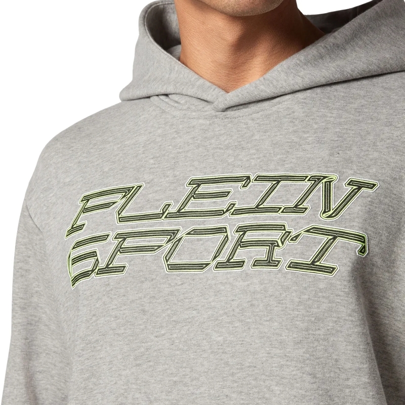 Plein Sport Top Hoodie Tiger grau(Image 5)