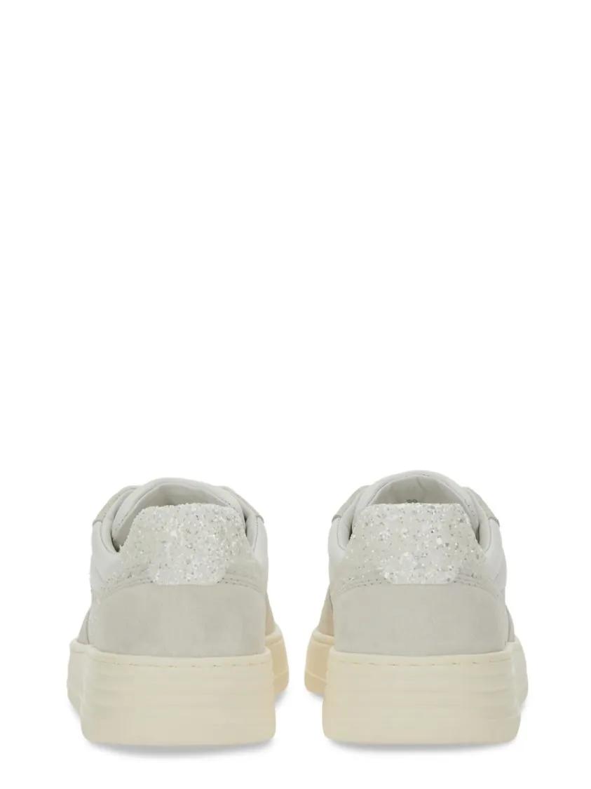Thumbnail - Hogan Low-Top Sneaker - Textured Leather Sneakers - Gr. 36 (EU) - in Grau - für Damen