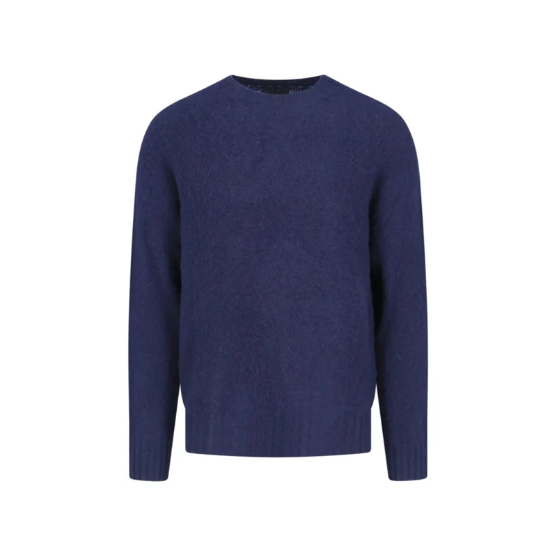 Howlin Trui Deep Navy Blue Crew Neck Sweater Blue