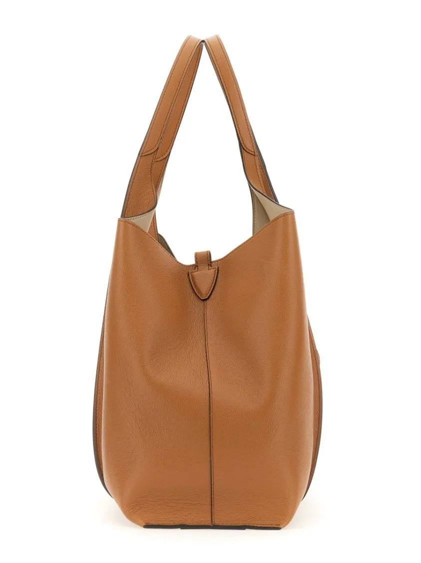 TOD'S Shoppers & Totes T Timeless Medium Shopping Bag in bruin